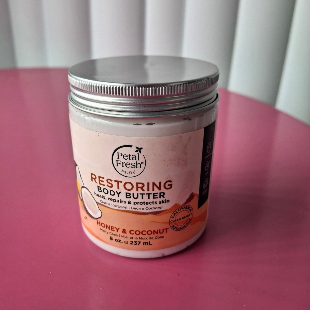 Petal Fresh Restoring Body Butter Honey Coconut 8 oz Sealed‎ New